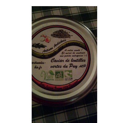 Caviar Lentilles Vertes Du Puy Aop 130 G