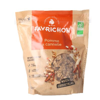 Muesli Croustillant Pomme Cannelle 500g