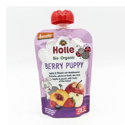 Gourde Berry Puppy Pomme Peche Fruits Bois